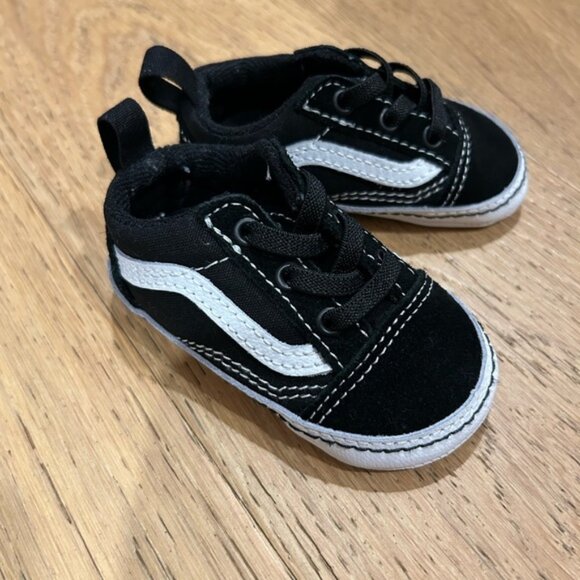 Vans Other - Vans Off The Wall Classic Black and White Baby Sneakers